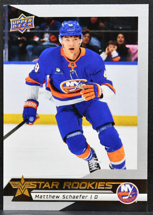 2025-26 Upper Deck NHL Star Rookies Box Set Matthew Schaefer 5 Islanders RC 6173