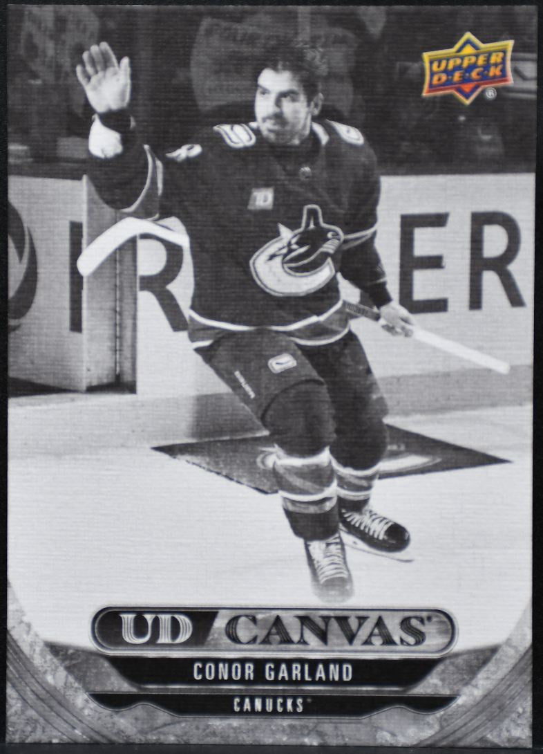2024-25 Upper Deck Series 1 UD Canvas Conor Garland C-50 Vancouver Canucks 8226