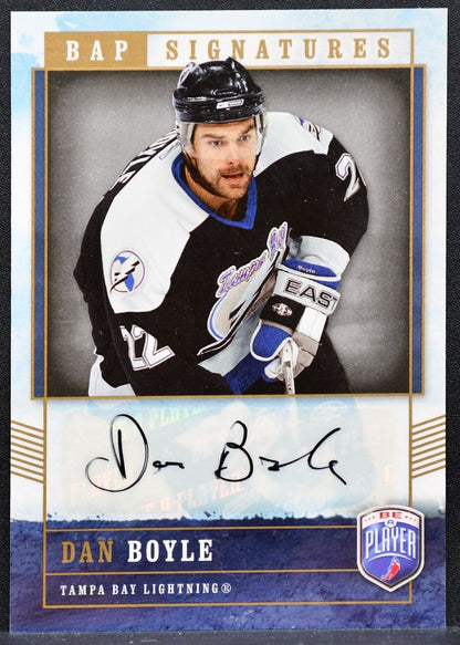 2006-07 Be A Player Signatures Dan Boyle BO Tampa Bay Lightning Auto 7705