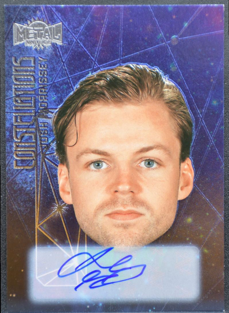 2023-24 SkyBox Metal Universe Constellations Josh Morrissey CN-29 Jets Auto 4748