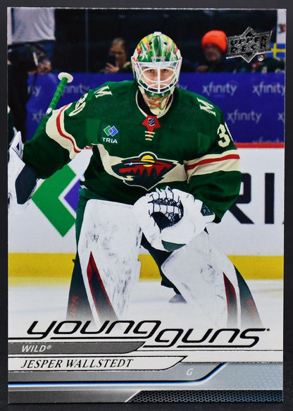 2024-25 UD Series 1 Jesper Wallstedt 202 Minnesota Wild RC