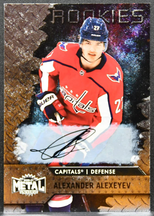 2020-21 Skybox Metal Universe Autos Silver Alexander Alexeyev RC Auto 2557