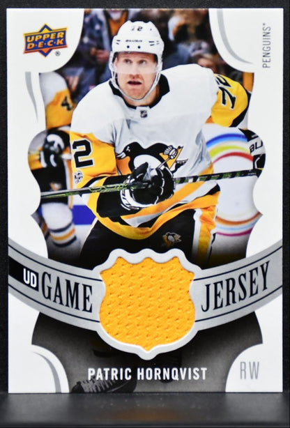 2018-19 UD Series 1 UD Game Jerseys Patric Hornqvist GJ-PH Penguins Jersey 1823