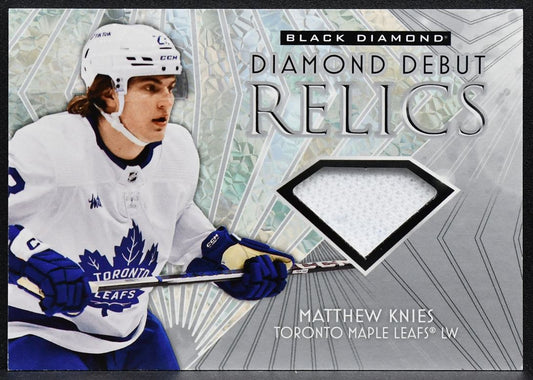 2023-24 Upper Deck Black Diamond Debut Relics Matthew Knies DD-MK RC 8876
