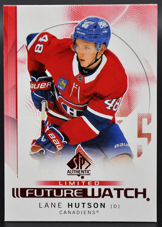 2024-25 SP Authentic Lane Hutson 139 Montreal Canadiens RC