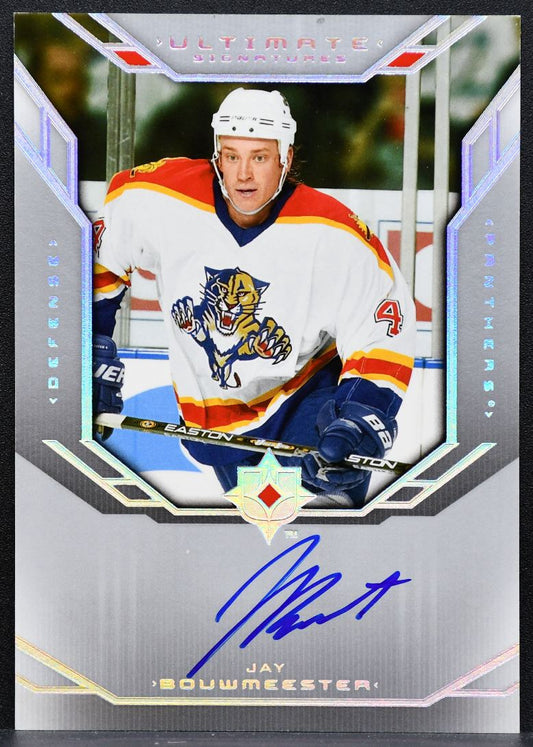 2004-05 UD Ultimate Collection Signatures Jay Bouwmeester Panthers Auto 7699