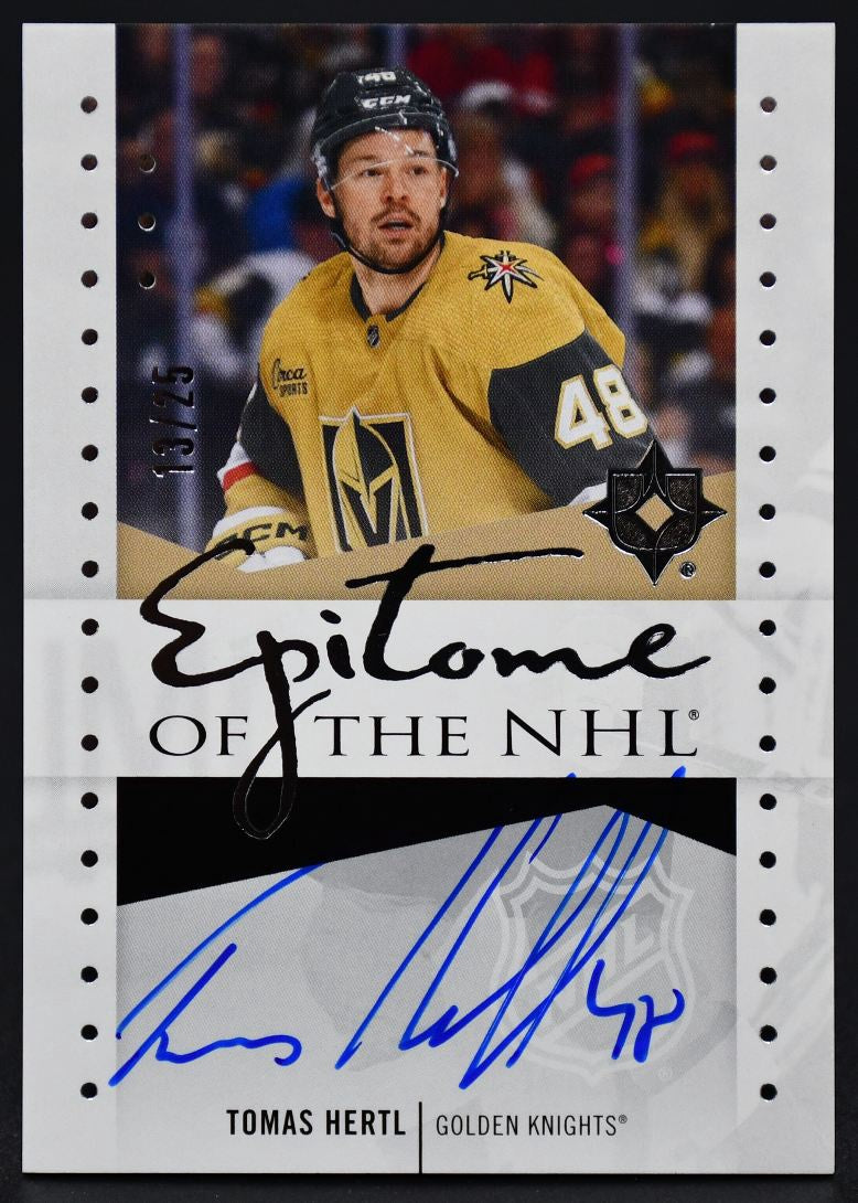 2024-25 UD Ultimate Collection Epitome of the NHL Tomas Hertl Golden Knights