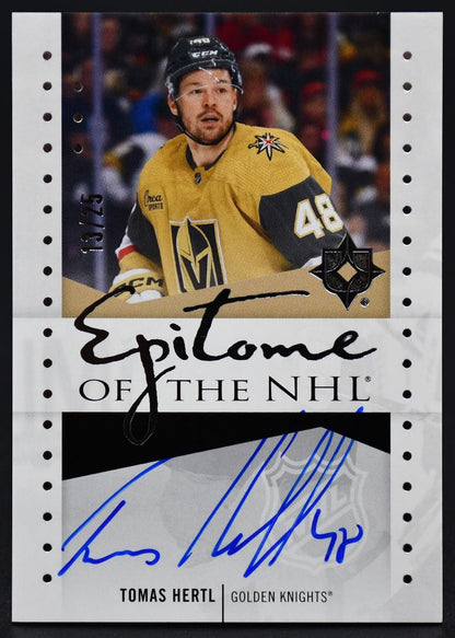 2024-25 UD Ultimate Collection Epitome of the NHL Tomas Hertl Golden Knights