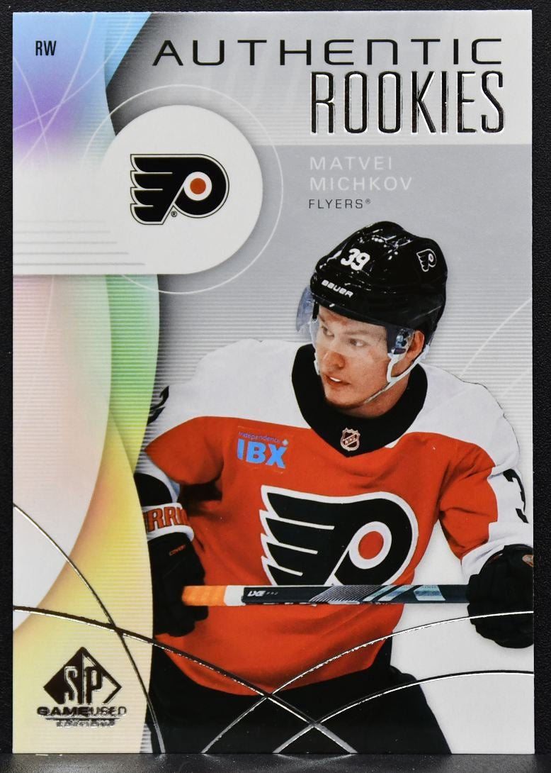 2024-25 SP Game Used Authentic Rookies Matvei Michkov 250 RC 7510