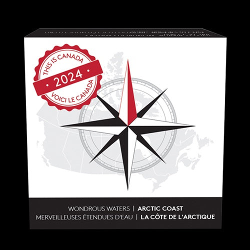 This Is Canada: Wondrous Waters - Arctic Coast - 1 oz. Fine Silver Coin (244794)