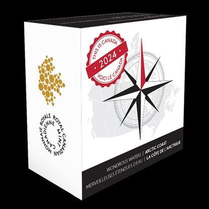 This Is Canada: Wondrous Waters - Arctic Coast - 1 oz. Fine Silver Coin (244794)