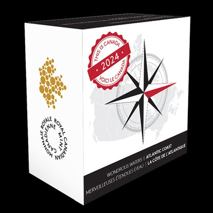 This Is Canada: Wondrous Waters – Atlantic Coast - 1 oz. Fine Silver Coin (244795)