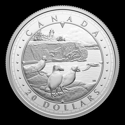 This Is Canada: Wondrous Waters – Atlantic Coast - 1 oz. Fine Silver Coin (244795)