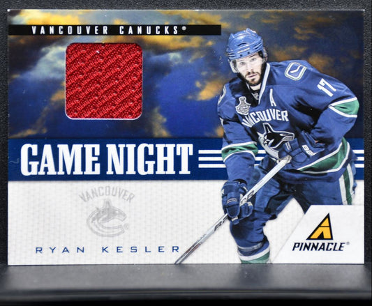 2011-12 Panini Pinnacle Game Night Materials Kesler Jersey 2647
