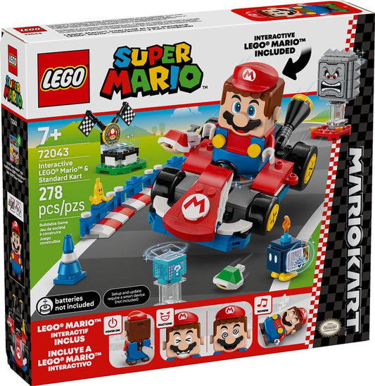 LEGO® Mario Kart™ – Interactive LEGO® Mario™ & Standard Kart (72043)