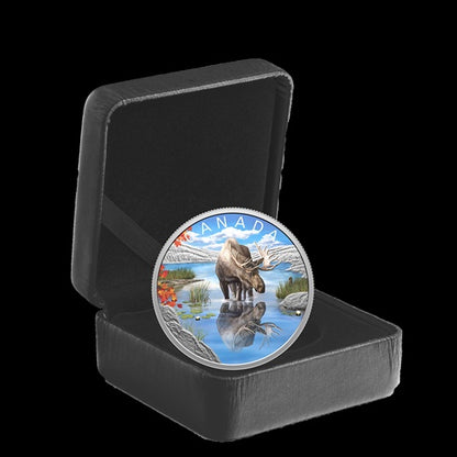 Wildlife Reflections: Moose - 1 oz. Fine Silver Coin (247106)