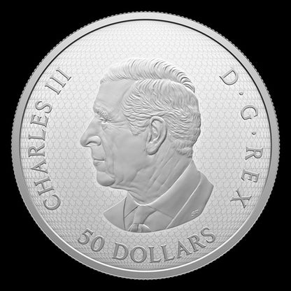 The Dragonfly and the Bloom - 5 oz. Pure Silver Coin (247254)