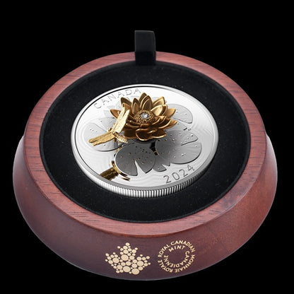 The Dragonfly and the Bloom - 5 oz. Pure Silver Coin (247254)