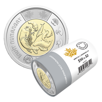 2024 $2 Celebrating Inuit Nunangat Non-colourized Special Wrap Roll (247277)