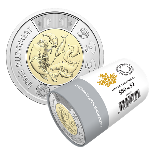 2024 $2 Celebrating Inuit Nunangat Non-colourized Special Wrap Roll (247277)