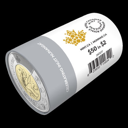 2024 $2 Celebrating Inuit Nunangat Non-colourized Special Wrap Roll (247277)