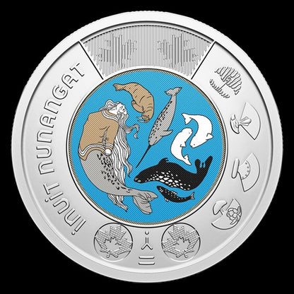 2024 $2 Celebrating Inuit Nunangat Colourized Special Wrap Roll (247278)