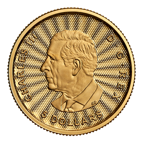 2025 The Majestic Polar Bear: First Strikes – 1/10 oz. 99.99% Pure Gold Coin (Premium Bullion)(249585)