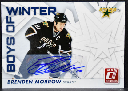 2010-11 Donruss Boys of Winter Autographs Brenden Morrow Stars Auto 15/25 4071