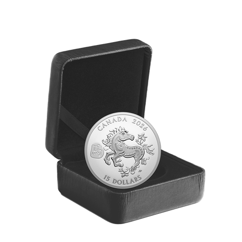 Lunar Year of the Horse – 1 oz. Fine Silver Coin (2026)(250282)