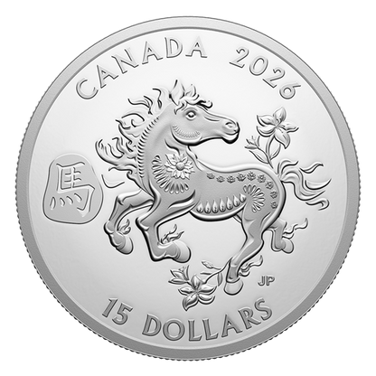 Lunar Year of the Horse – 1 oz. Fine Silver Coin (2026)