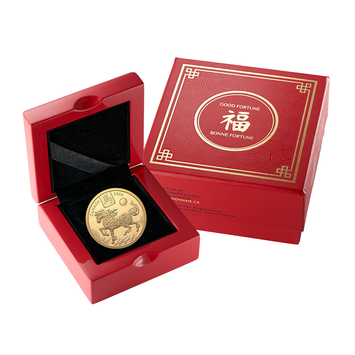 Lunar Year of the Horse – Pure Gold Coin (2026) (250293)