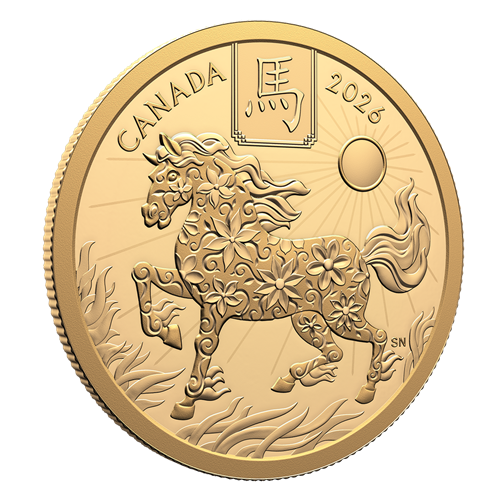 Lunar Year of the Horse – Pure Gold Coin (2026)