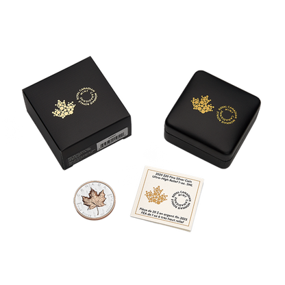 Silver Maple Leaf – 1-oz. Fine Silver Ultra-High Relief Coin (2025)(250661)
