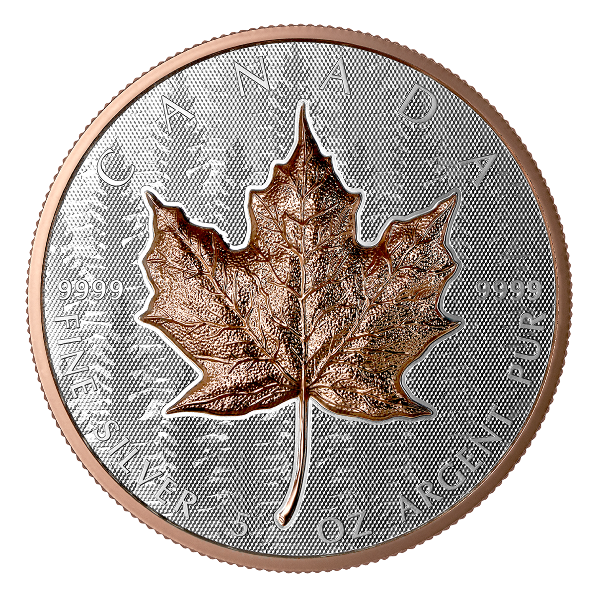 Silver Maple Leaf – 5-oz. Fine Silver Coin Ultra-High Relief Coin (2025)(250674)