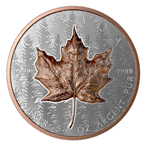 Silver Maple Leaf – 5-oz. Fine Silver Coin Ultra-High Relief Coin (2025)(250674)
