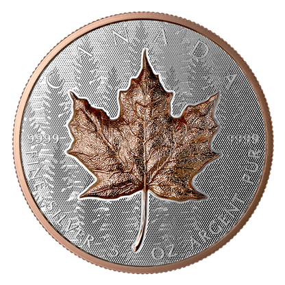 Silver Maple Leaf – 5-oz. Fine Silver Coin Ultra-High Relief Coin (2025)(250674)
