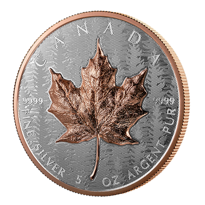 Silver Maple Leaf – 5-oz. Fine Silver Coin Ultra-High Relief Coin (2025)(250674)