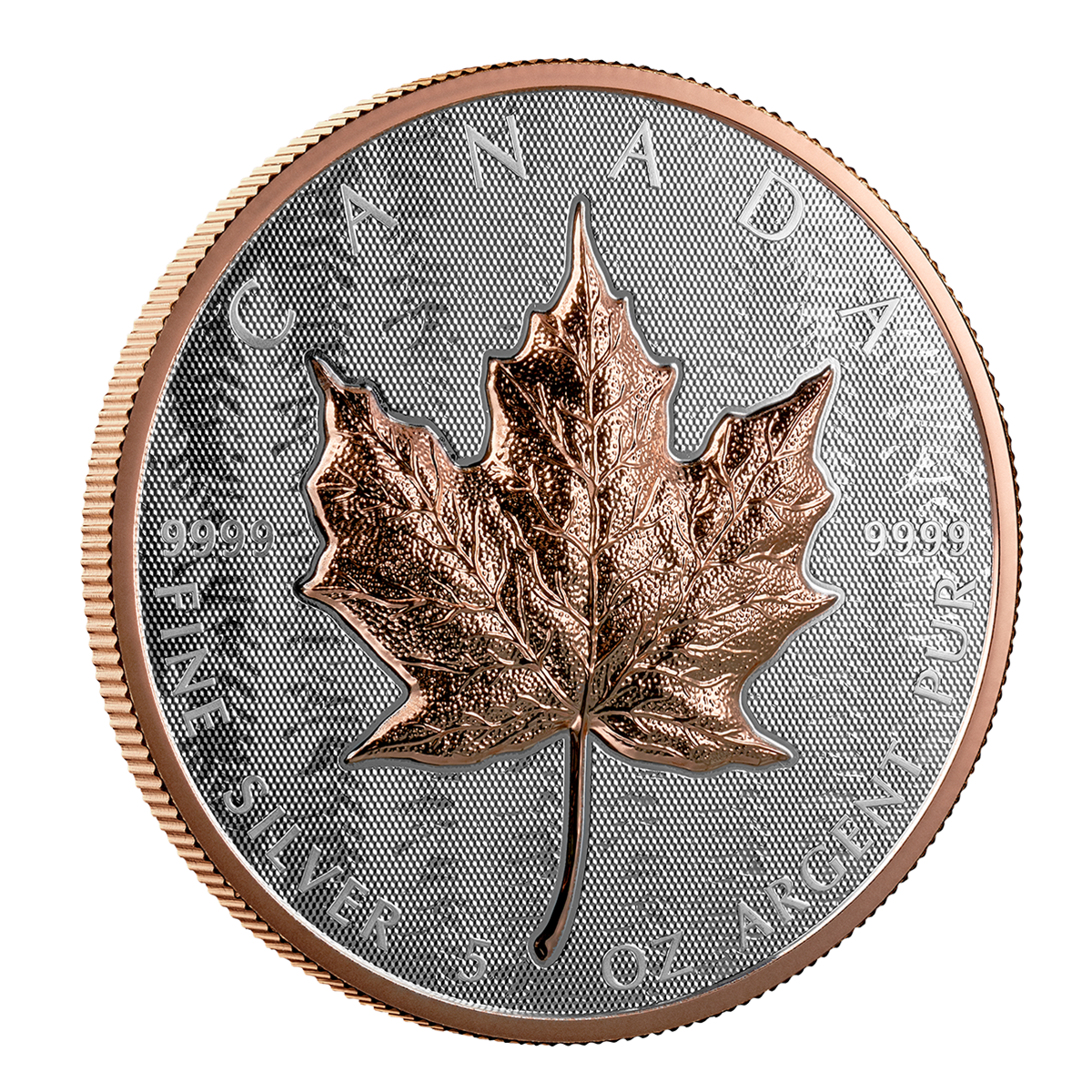 Silver Maple Leaf – 5-oz. Fine Silver Coin Ultra-High Relief Coin (2025)(250674)