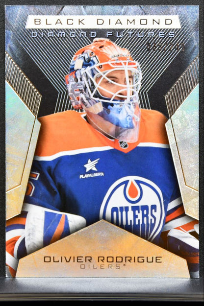 2025-26 UD Black Diamond Futures Olivier Rodrigue BDF-OR Oilers RC 045/249 8075