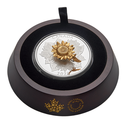 The Goldfinch and the Bloom – 5 oz. Pure Silver Coin