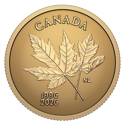 30th Anniversary of Canada’s Arboreal Emblem – 0.5g Pure Gold Coin (2026)(251193)