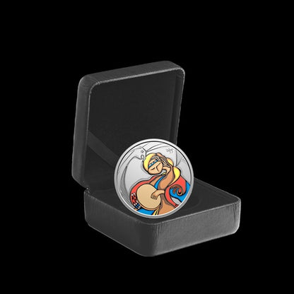 2025 $20 38mm 9999Ag Coin - Folk Singer by Daphne Odjig