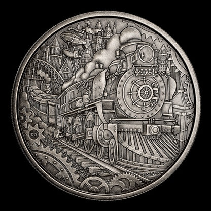 Steam Locomotive - 3oz Fine Silver Coin (251393)