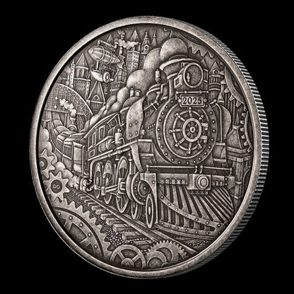 Steam Locomotive - 3oz Fine Silver Coin (251393)