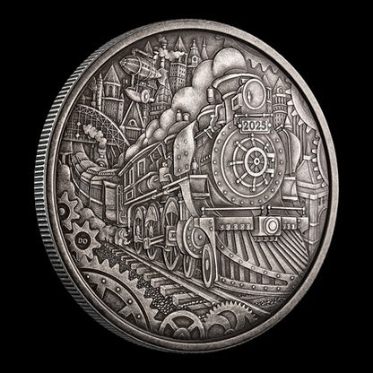 Steam Locomotive - 3oz Fine Silver Coin