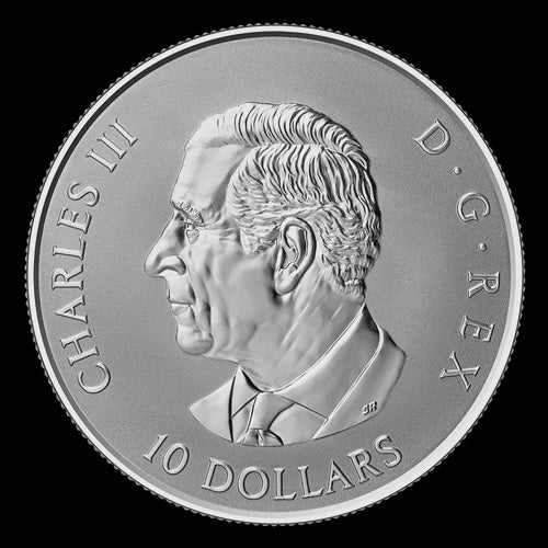 2026 $10 1/2 oz Fine Silver Coin - Gleaming Maple Leaves (251773)