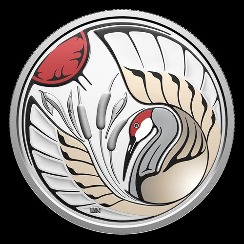15$ ¾ oz. Fine Silver Coin Clan Animals: Sandhill Crane (252575)