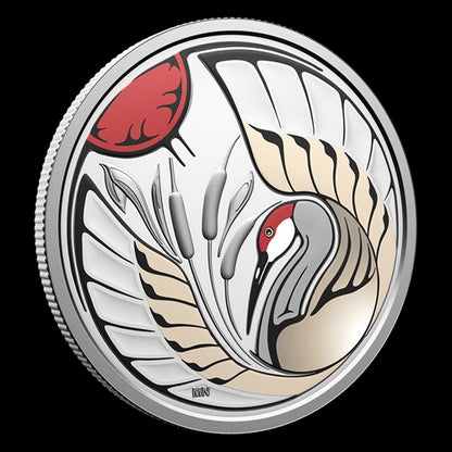15$ ¾ oz. Fine Silver Coin Clan Animals: Sandhill Crane (252575)