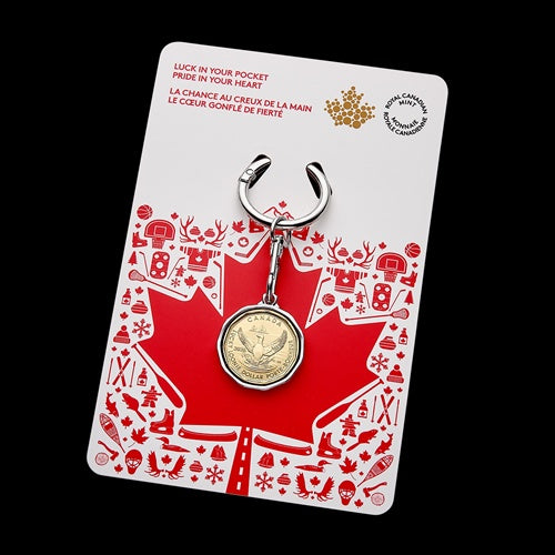 2026 $1 Coin - Lucky Loonie in Keychain (252938)
