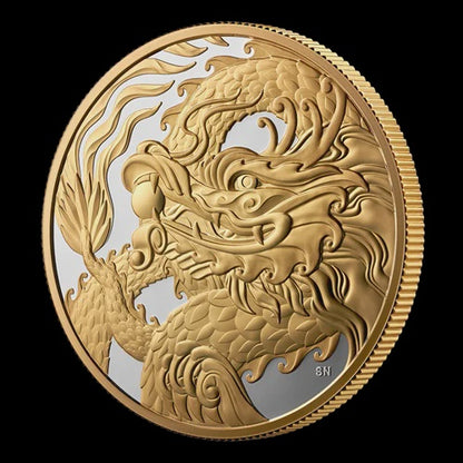 2026 $50 5 oz Fine Silver Coin - Triumphant Dragon (252989)